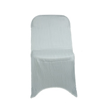 Banqueto de banquete barato Stripe spandex cadeira dobrável cadeira de cadeira de cadeira de cadeira decoração de casamento